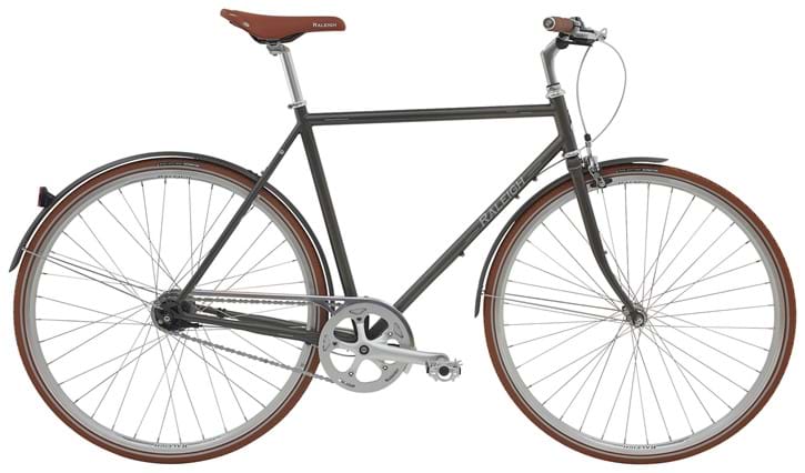 Raleigh Kent Herre 56cm 7g Shimano Nexus fodbr. mat grå brun