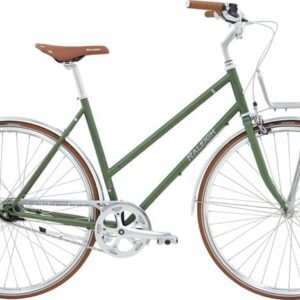 Raleigh Yate Cargo Dame 52cm 7g Shimano Nexus fodbremse mat grøn